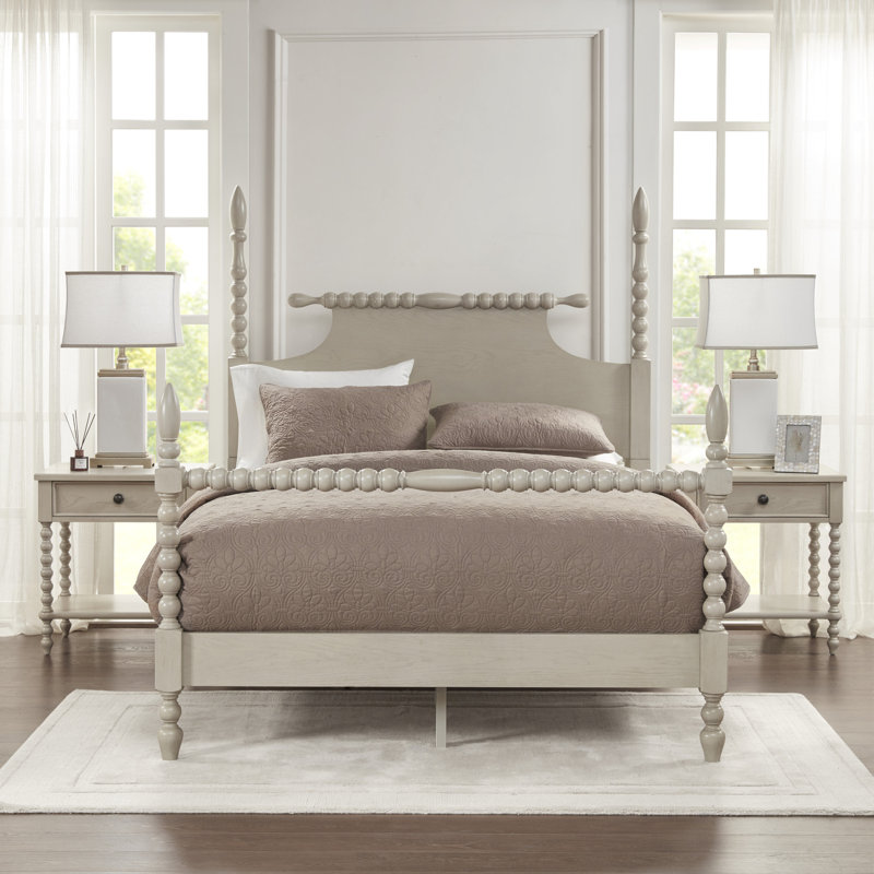Madison Park Signature Beckett Four Poster Bed & Reviews Wayfair